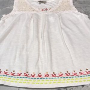 LUCKY BRAND LIVE IN LOVE SLEEVELESS TOP